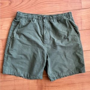 Gap 7" Succulent Green Easy Linen Shorts With E-Waist (Medium, fits 30-34)